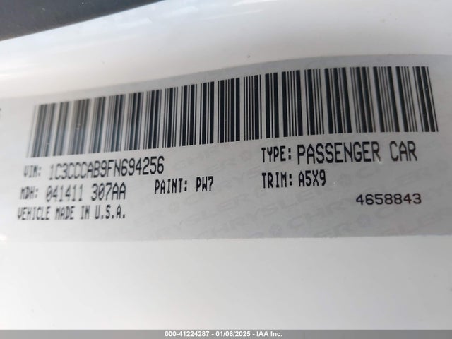 Chrysler 200 Limited 2015 1C3CCCAB9FN694256 Image 9
