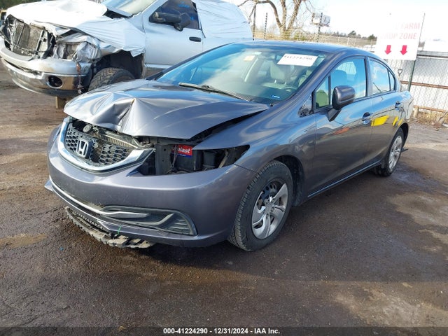 Honda Civic Lx 2015 2HGFB2F54FH530755 Image 2