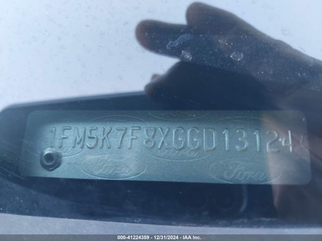 1FM5K7F8XGGD13124 Ford Explorer Limited