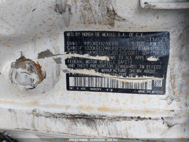 3CZRZ2H7XRM746194 Honda HR-V