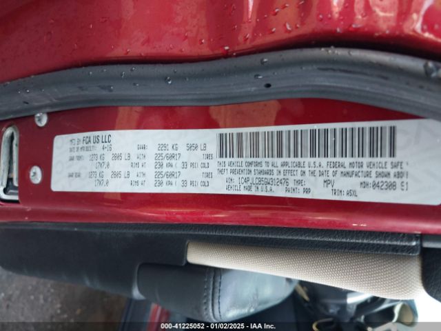 1C4PJLCB5GW312476 Jeep Cherokee Latitude