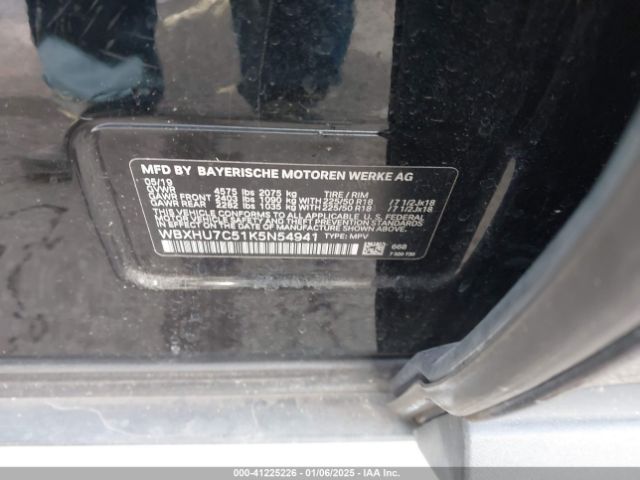 WBXHU7C51K5N54941 BMW X1 Sdrive28i