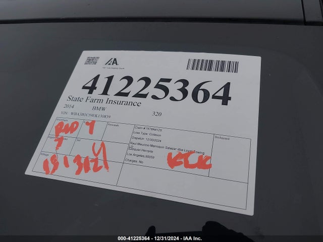 BMW 320 I 2014 WBA3B1C59EK130839 Image 17