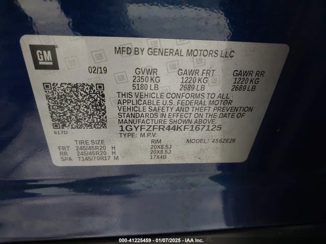 2019 CADILLAC XT4 1GYFZFR44KF167125 Photo 8
