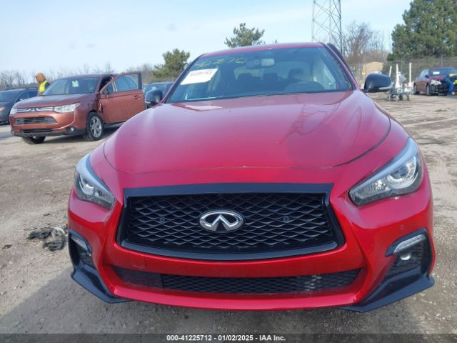 JN1FV7DR4RM680149 Infiniti Q50 Red Sport 400 Awd