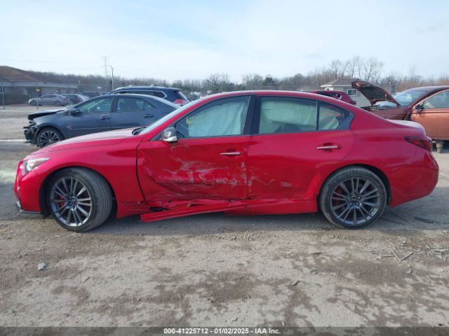 JN1FV7DR4RM680149 Infiniti Q50 Red Sport 400 Awd
