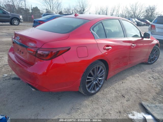 JN1FV7DR4RM680149 Infiniti Q50 Red Sport 400 Awd