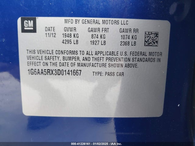 2013 CADILLAC ATS 1G6AA5RX3D0141667 Photo 8