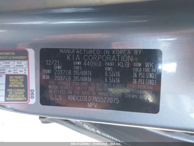 2022 KIA NIRO PLUG-IN HYBRID KNDCD3LD7N5527075 Photo 8