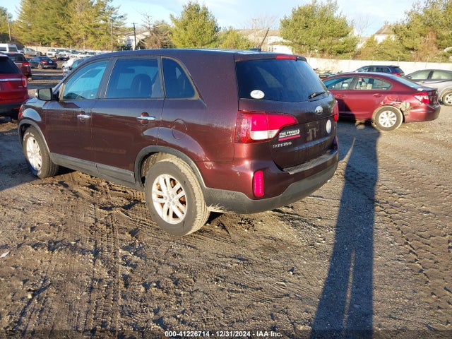 KIA SORENTO LX 2014 5XYKT3A64EG459182 Image 3