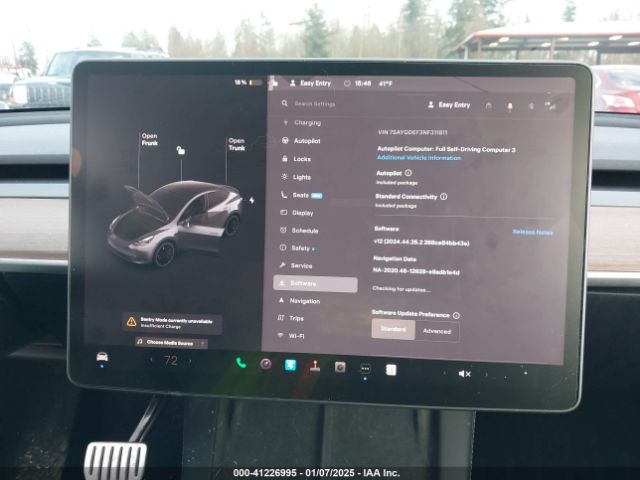 7SAYGDEF3NF311811 Tesla Model Y Performance Dual Motor All-wheel Drive