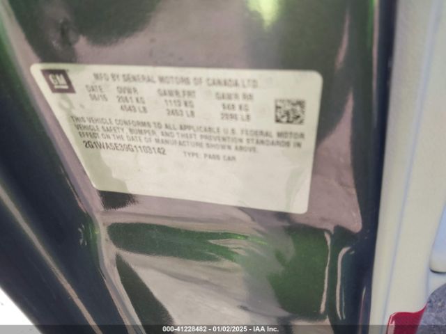 2G1WA5E39G1103142 Chevrolet Impala Limited Ls