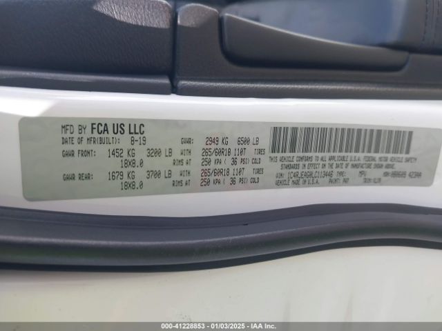 1C4RJEAG0LC113446 Jeep Grand Cherokee Laredo E 4x2