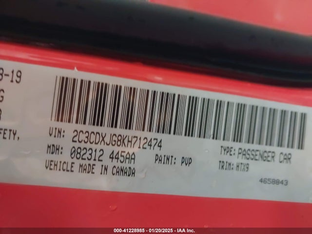 Dodge Charger Sxt 2019 2C3CDXJG8KH712474 Image 9