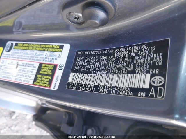 Toyota Corolla Le Plus 2014 2T1BURHEXEC082494 Image 9
