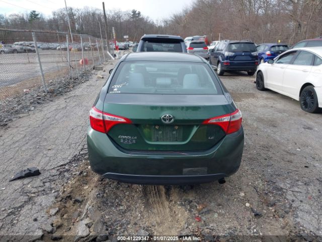 2T1BURHE1FC339981 Toyota COROLLA LE