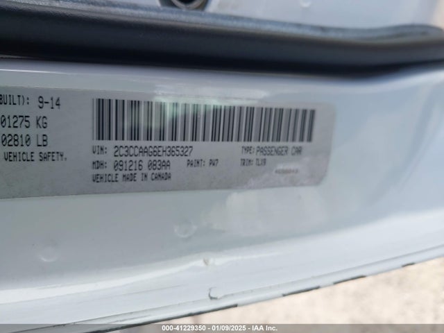 2C3CCAAG6EH365327 Chrysler 300