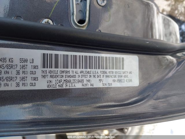 1C4PJMBX0LD518409 Jeep Cherokee Trailhawk 4x4