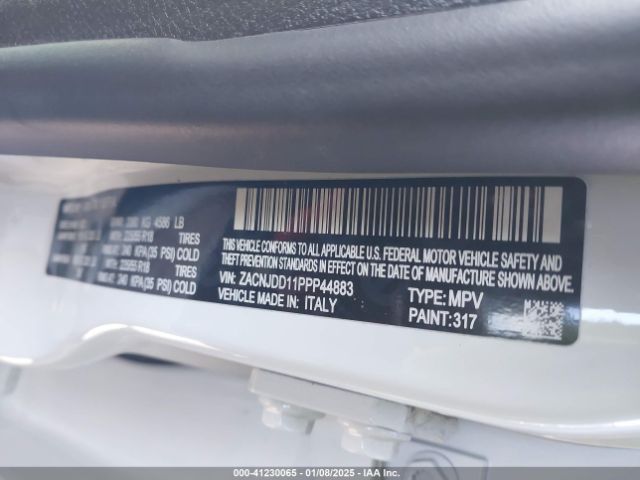 ZACNJDD11PPP44883 Jeep Renegade Limited 4x4