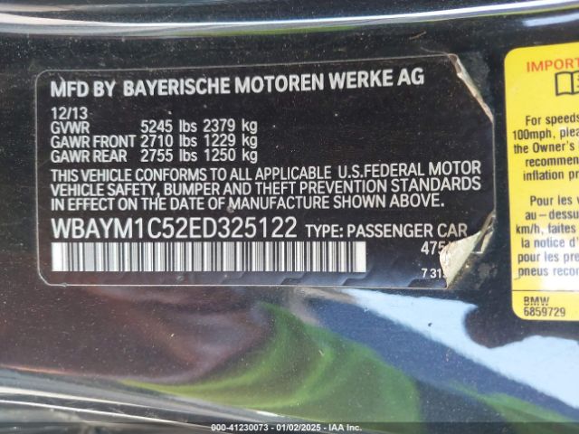WBAYM1C52ED325122 BMW 650i Xdrive