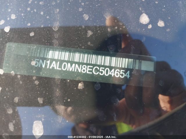 5N1AL0MN8EC504654 Infiniti QX60