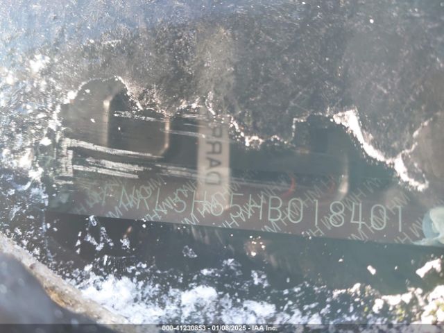5FNRL5H65HB018401 Honda Odyssey Ex-l