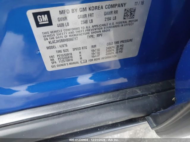 KL4CJHSB8HB066717 Buick Encore Premium