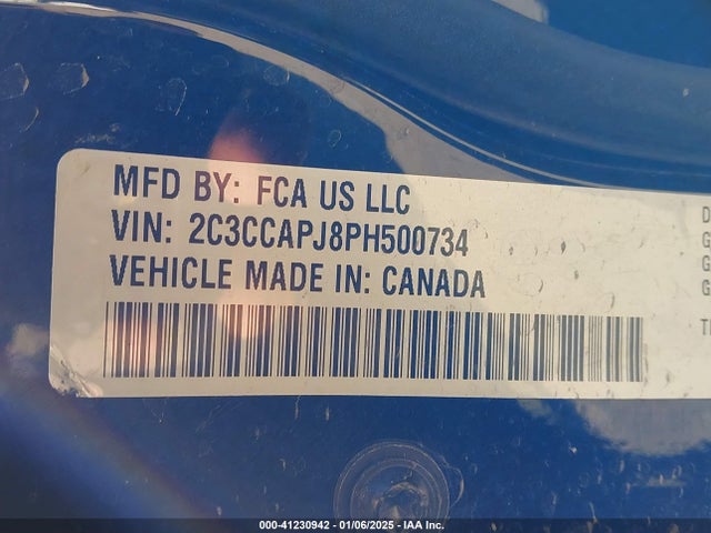 2C3CCAPJ8PH500734 Chrysler 300 300c