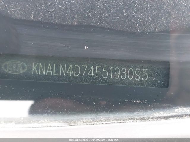 KNALN4D74F5193095 KIA Cadenza Premium