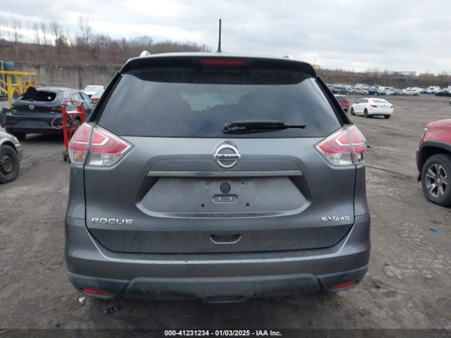 KNMAT2MV7GP695351 Nissan Rogue S/sl/sv