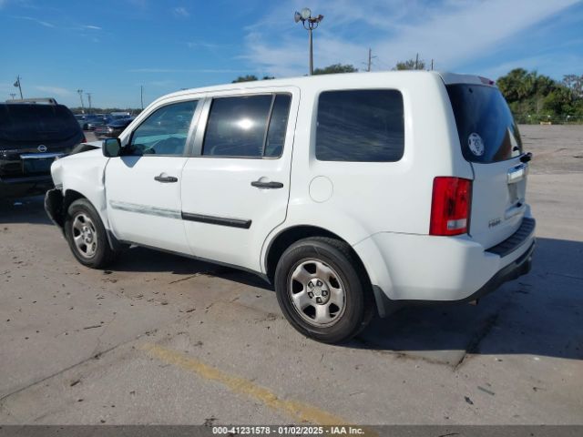 5FNYF3H22FB013108 Honda PILOT LX