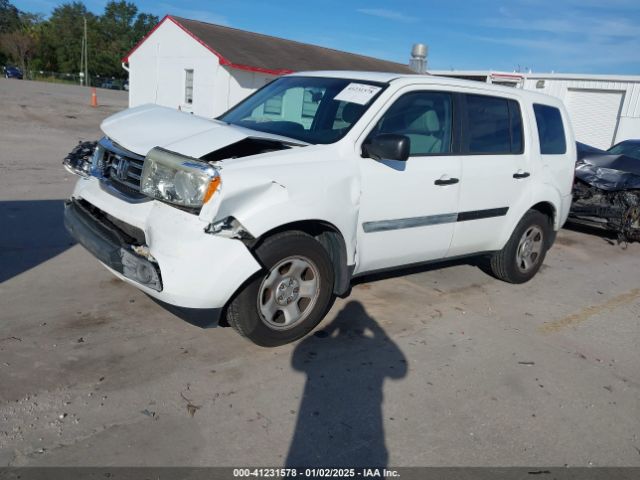 5FNYF3H22FB013108 Honda PILOT LX