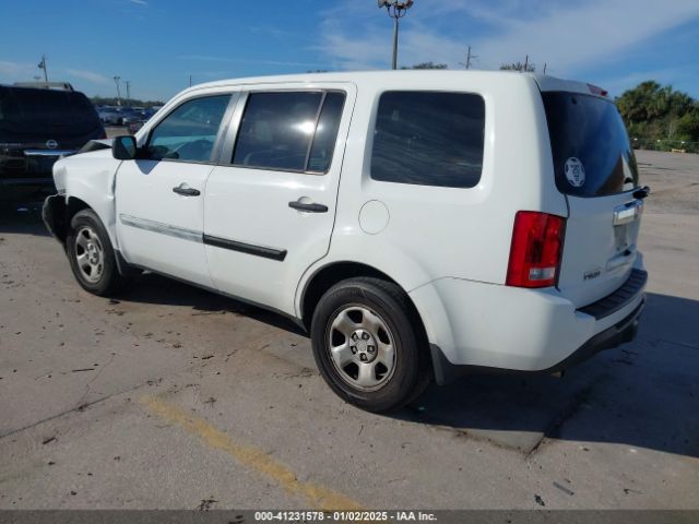 5FNYF3H22FB013108 Honda PILOT LX