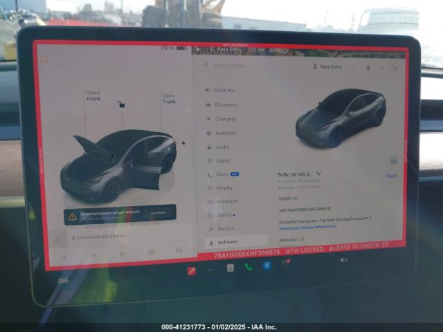 7SAYGDEEXNF366876 Tesla Model Y
