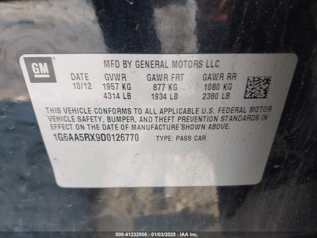 2013 CADILLAC ATS 1G6AA5RX9D0126770 Photo 8