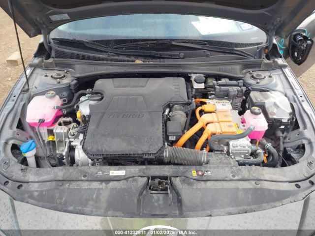 KMHLM4DJ1RU113470 Hyundai Elantra Hybrid Blue