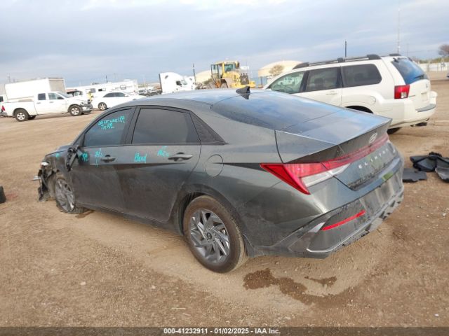 KMHLM4DJ1RU113470 Hyundai Elantra Hybrid Blue