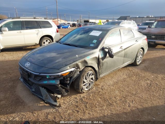 KMHLM4DJ1RU113470 Hyundai Elantra Hybrid Blue
