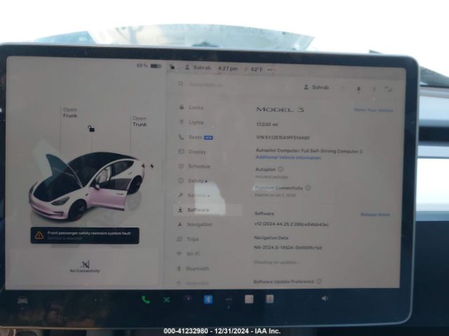 5YJ3E1EA1PF514490 Tesla Model 3 Rear-wheel Drive