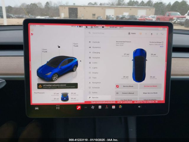7SAYGDEE6RA282945 Tesla Model Y Long Range Dual Motor All-wheel Drive