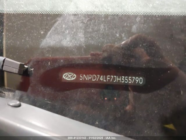 5NPD74LF7JH355790 Hyundai ELANTRA SE