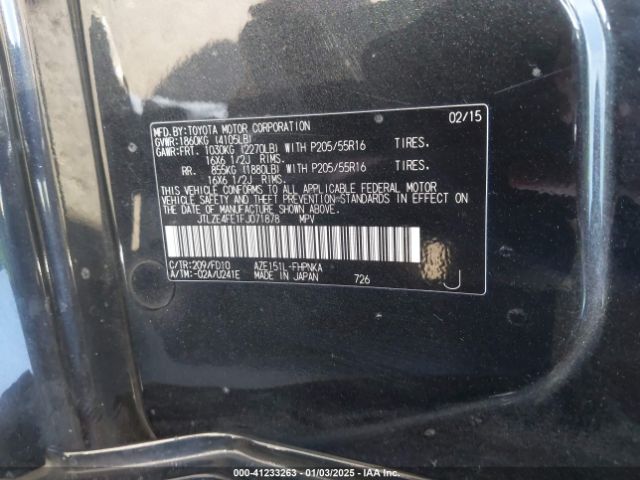 JTLZE4FE1FJ071878 Scion XB