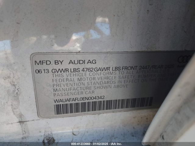 WAUAFAFL0EN004342 Audi A4 2.0t Premium