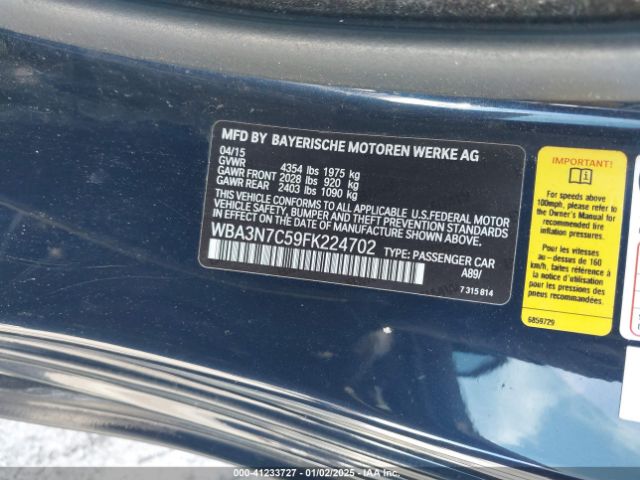 WBA3N7C59FK224702 BMW 428i