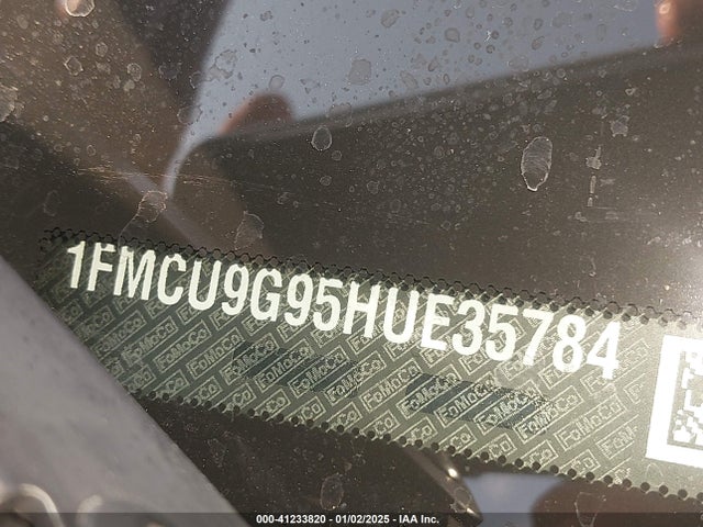Ford ESCAPE SE 2017 1FMCU9G95HUE35784 Image 9