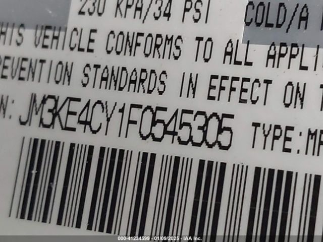 JM3KE4CY1F0545305 Mazda Cx-5 Touring