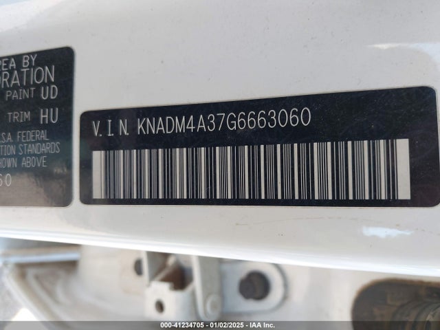 KIA RIO LX 2016 KNADM4A37G6663060 Image 9