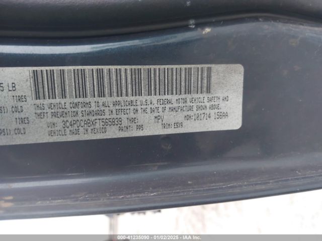 3C4PDCABXFT565839 Dodge Journey American Value Pkg