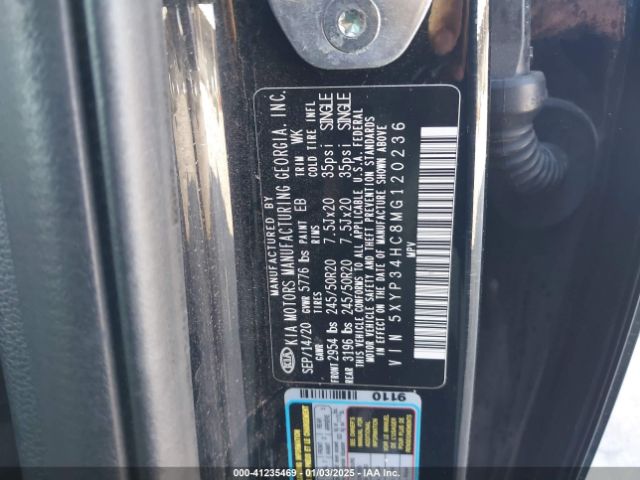 5XYP34HC8MG120236 KIA Telluride Ex