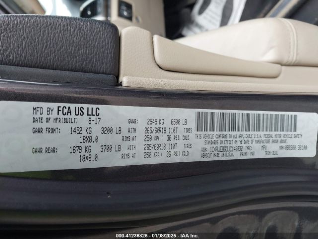 1C4RJEBG3JC140832 Jeep Grand Cherokee Limited 4x2